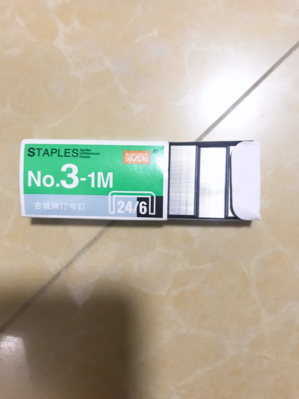 Hộp 20 thanh Đạn ghim dập số 3_1m( dành ghim to)