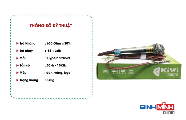 Micro có dây Kiwi T100