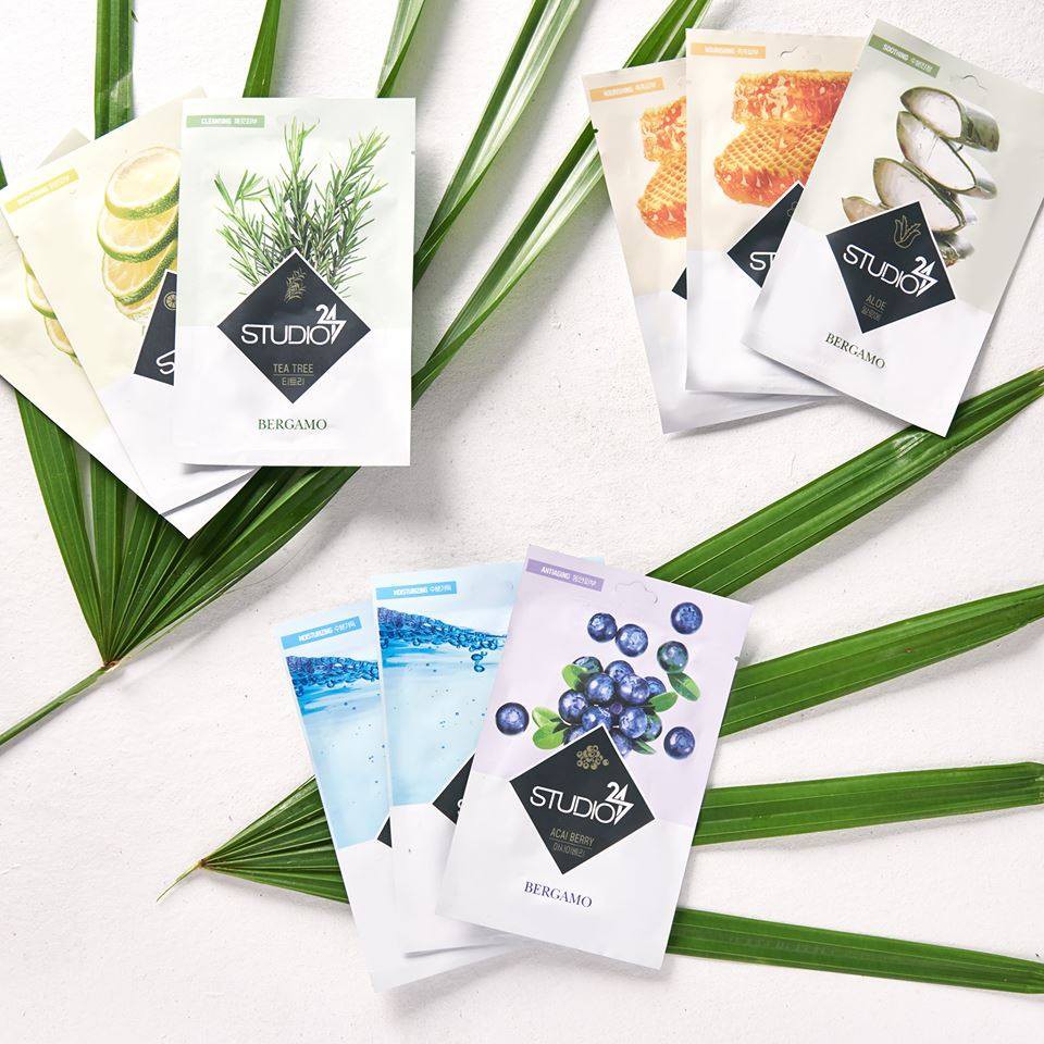 Mặt Nạ Giấy Bergamo Studio 247 Mask Pack
