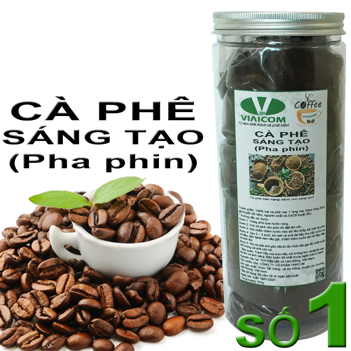 Cà phê pha phin sáng tạo số 1 - lọ 500 gram