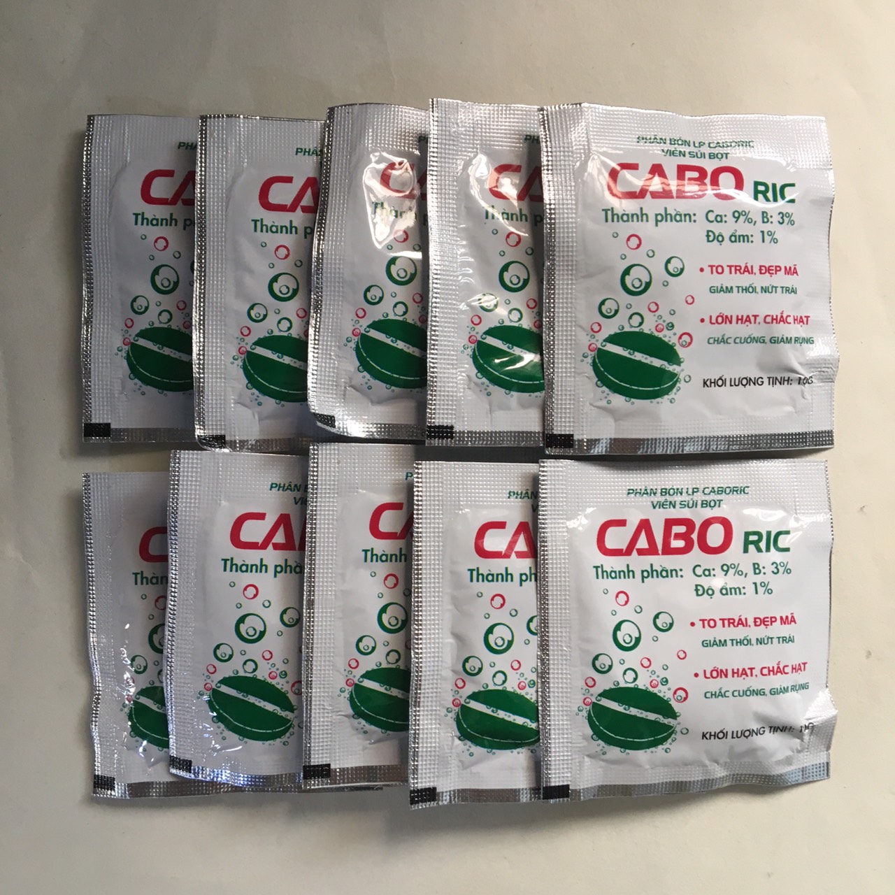 Phân bón lá canxi bo dạng viên sủi , lớn trái - đẹp trái - hạn chế nứt trái, thối trái