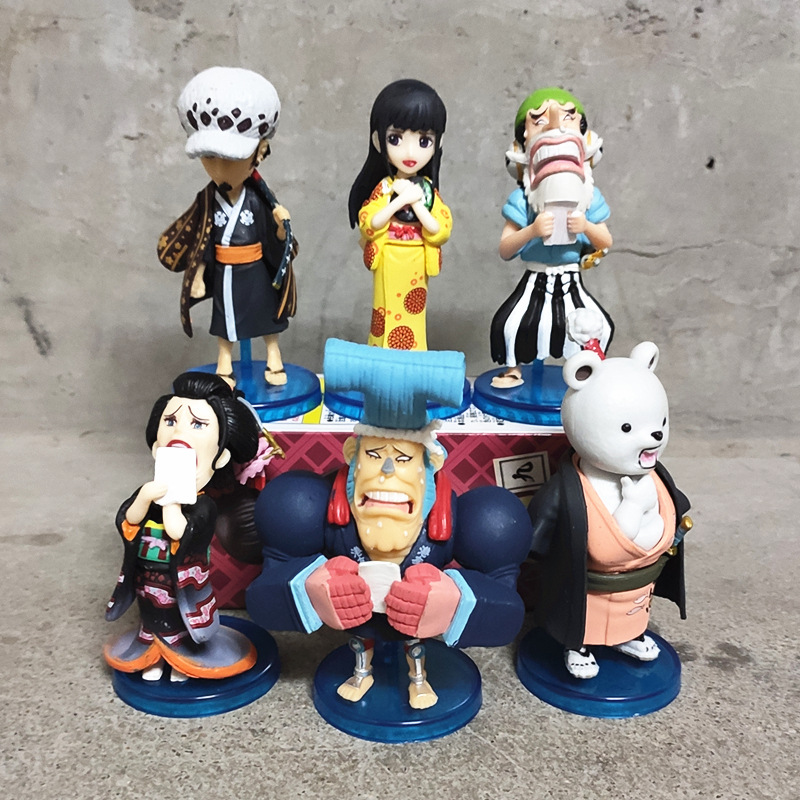 Mô hình chibi WCF các nhân vật onepiece (Luffy, zoro, nami, usopp, nicorobin, flanky, law, gấu bepo, râu trắng...)