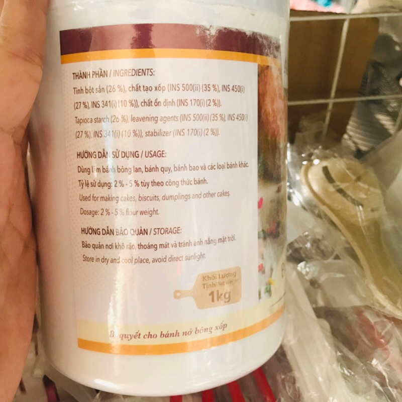 Bột nổi / bột nở làm bánh Banking Poweder AB Mauri
