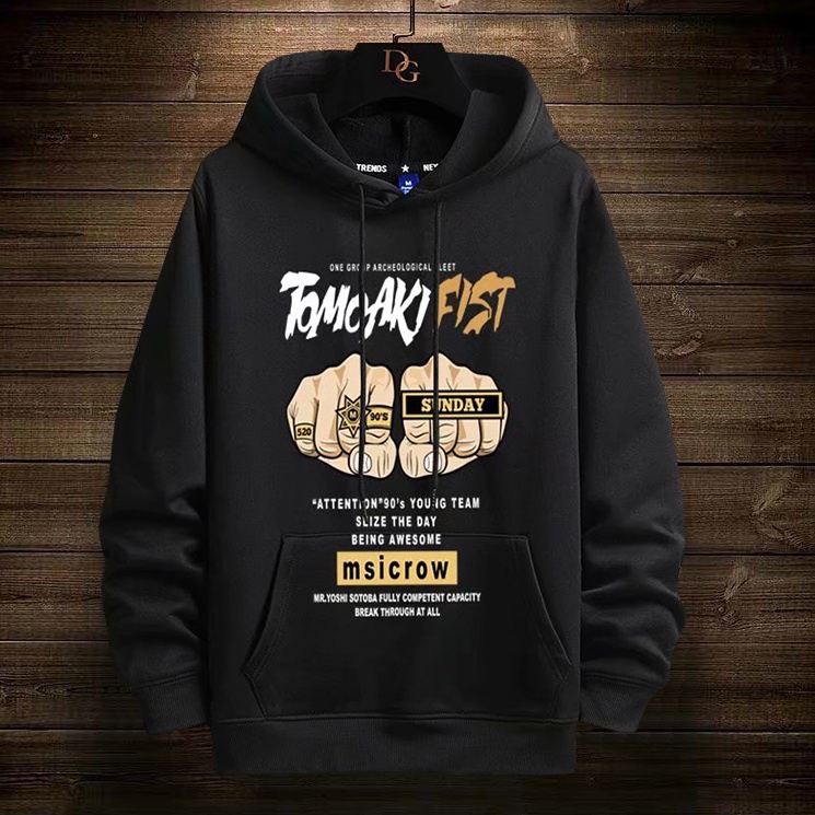 [ Mẫu Mới 2024 ] Áo Hoodie Thun Nỉ Nam Thu Đông Dài Tay Mũ Trùm Đầu Túi Bụng Họa Tiết Zenko MEN TOP 185