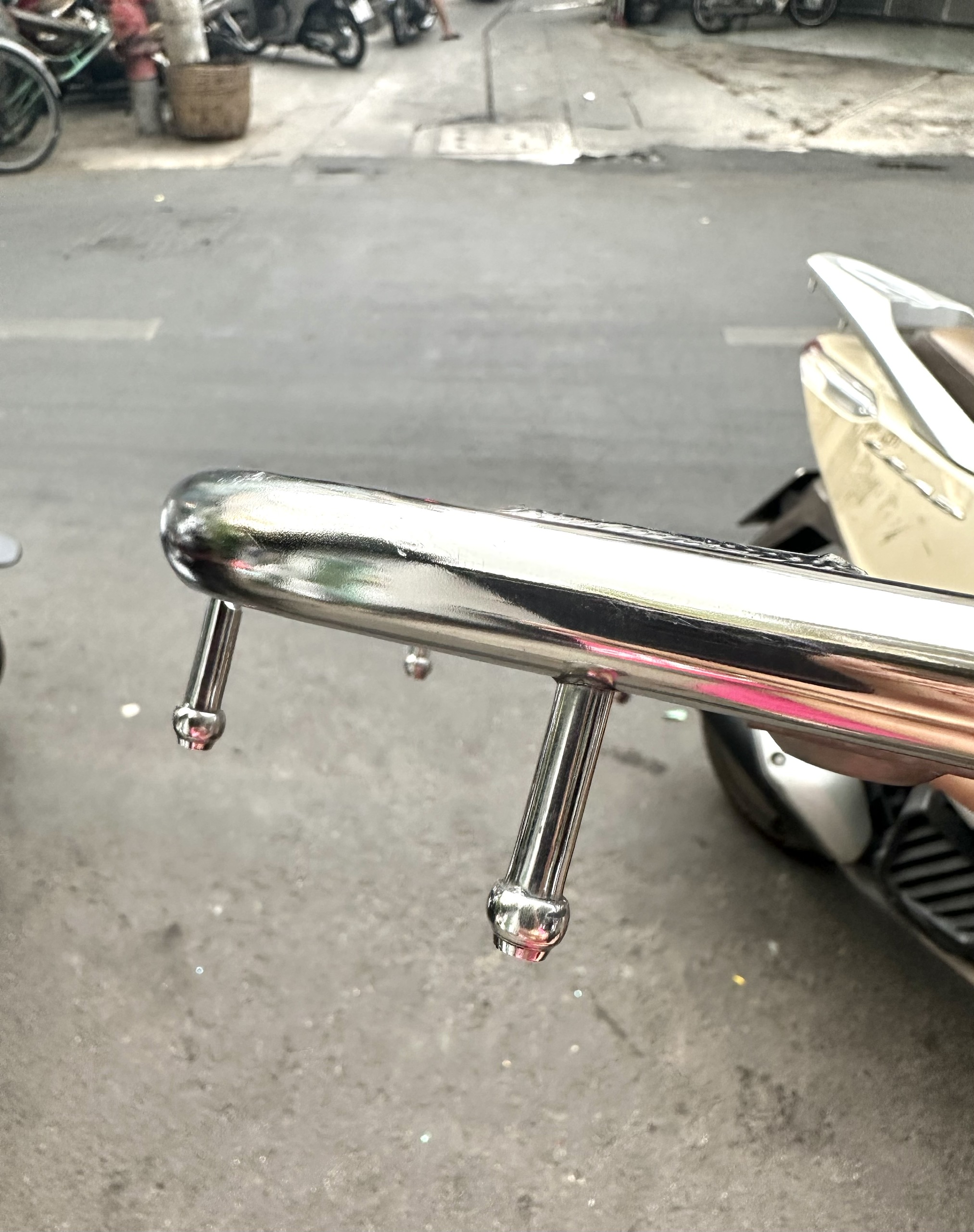 BAGA SAU XE CUB MỚI ( CUB TÂY Á ) INOX