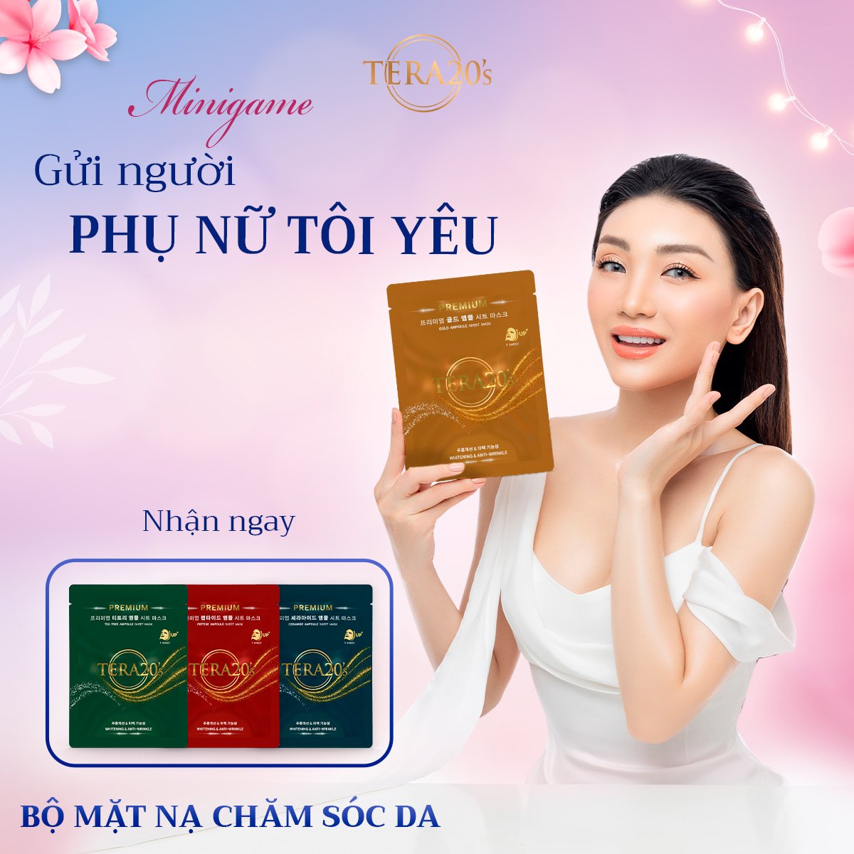 Mặt nạ tinh chất Vàng cao cấp TERA20's