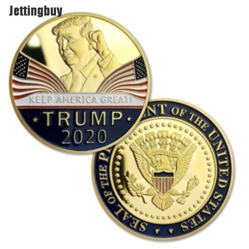 Jettingbuy 2020 Keep America Great Commemorative Challenge Coin Eagle Coins