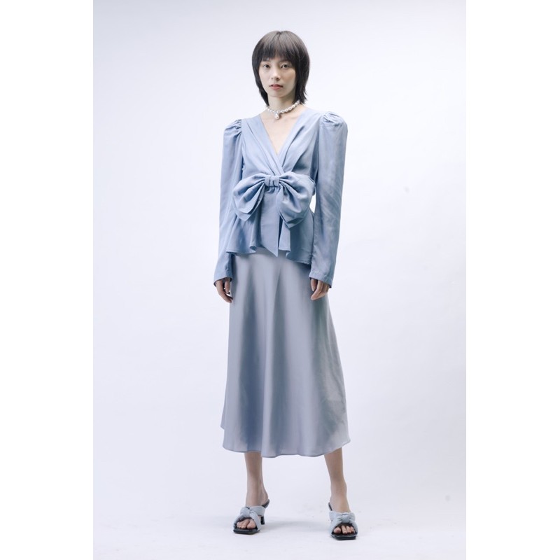 Áo Kiểu Nữ Phối Nơ Celia Bow Top