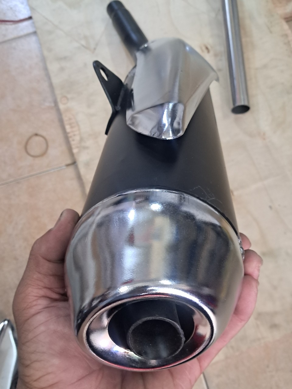 Pô Raider gắn cho xe Raider Fi, Satria Fi, Winner, Sonic