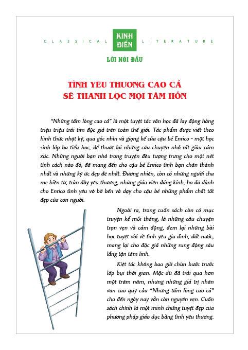 Sách - Những tấm lòng cao cả - Tủ sách Danh tác trong nhà trường (bản rút gọn)