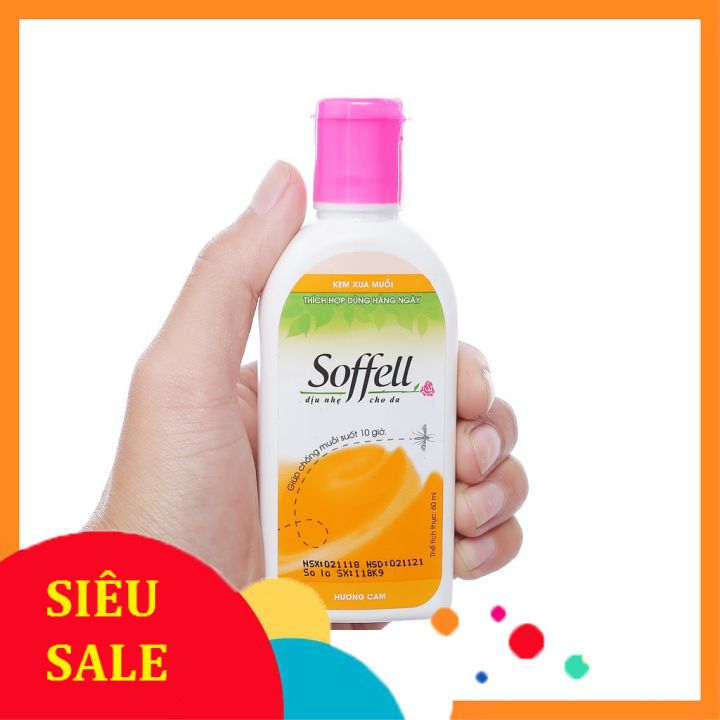 Kem xua muỗi Soffell 60ml