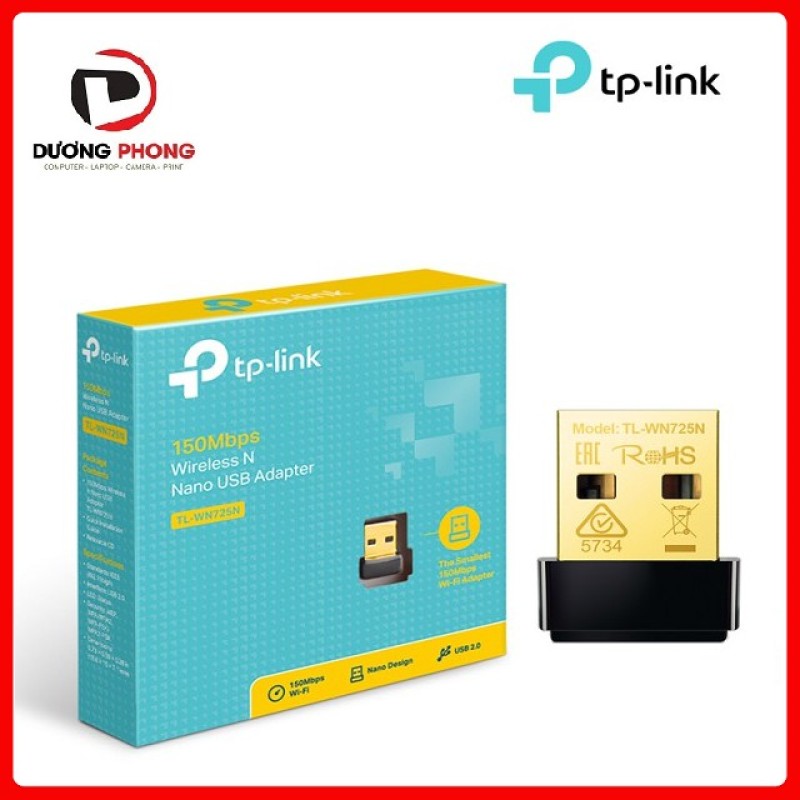 Bảng giá USB thu wifi TP-LINK TL-WN 725N - BH 24 tháng chính hãng Phong Vũ