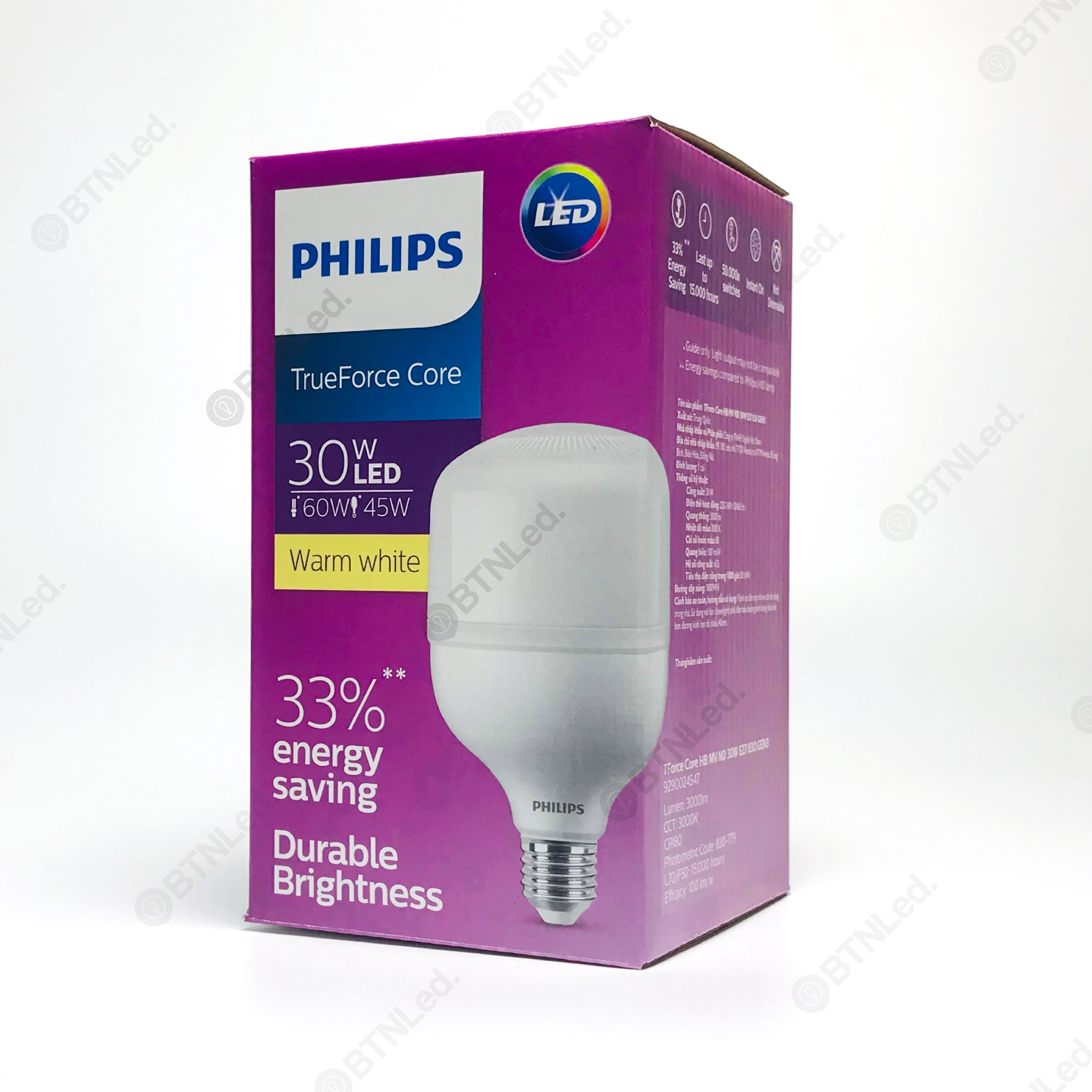 Đèn LED trụ Philips 30W E27 T100 - Hàng chính hãng