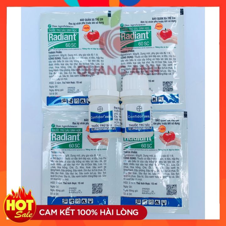 [FreeShip] Combo Diệt Bọ Trĩ 1 Confido+ 1 Radiant - Rất Hiệu Quả