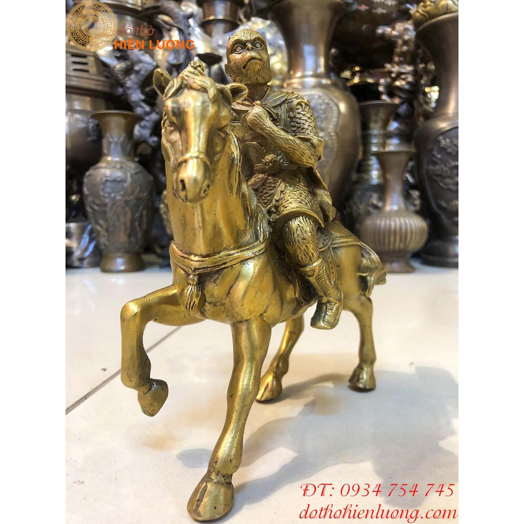 Statue of Feng Shui copper feng shui statue meaning good grip three sizes: height 14cm, 20cm, 26cm