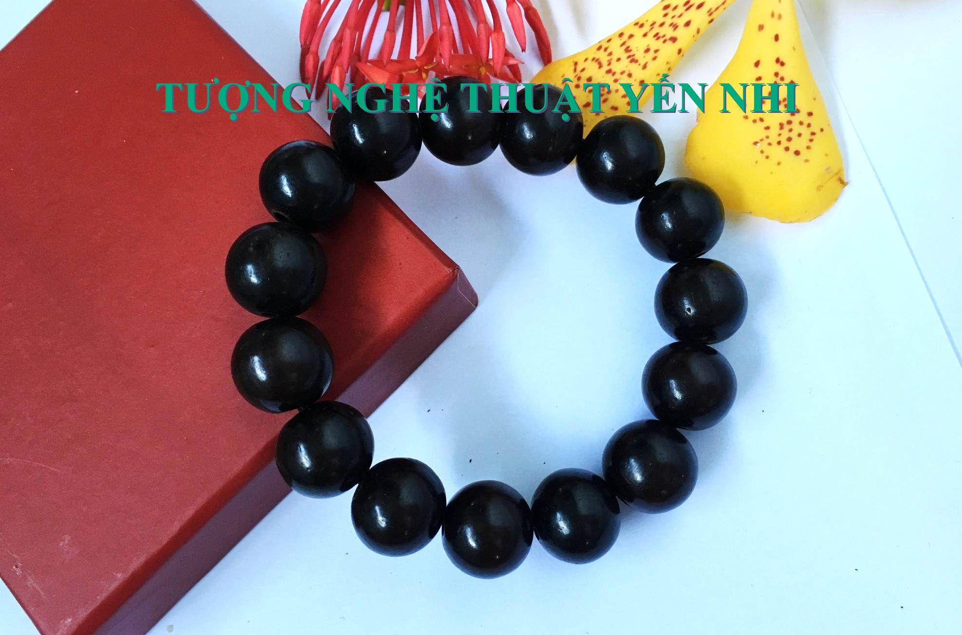 Vòng tay gỗ Trắc cao cấp 14mm (Không hồ lô)