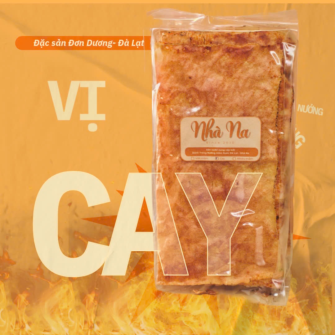 Combo 4 Túi Bánh Tráng Nướng Mắm Ruốc Đà Lạt