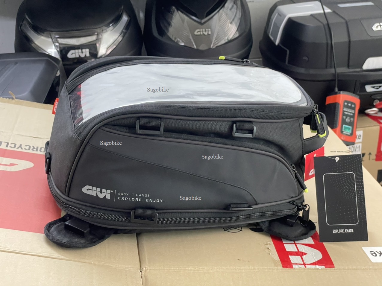 Túi hít bình xăng givi EA130, túi gài bình xăng givi EA130B, hàng givi chính hãng, mới 100%