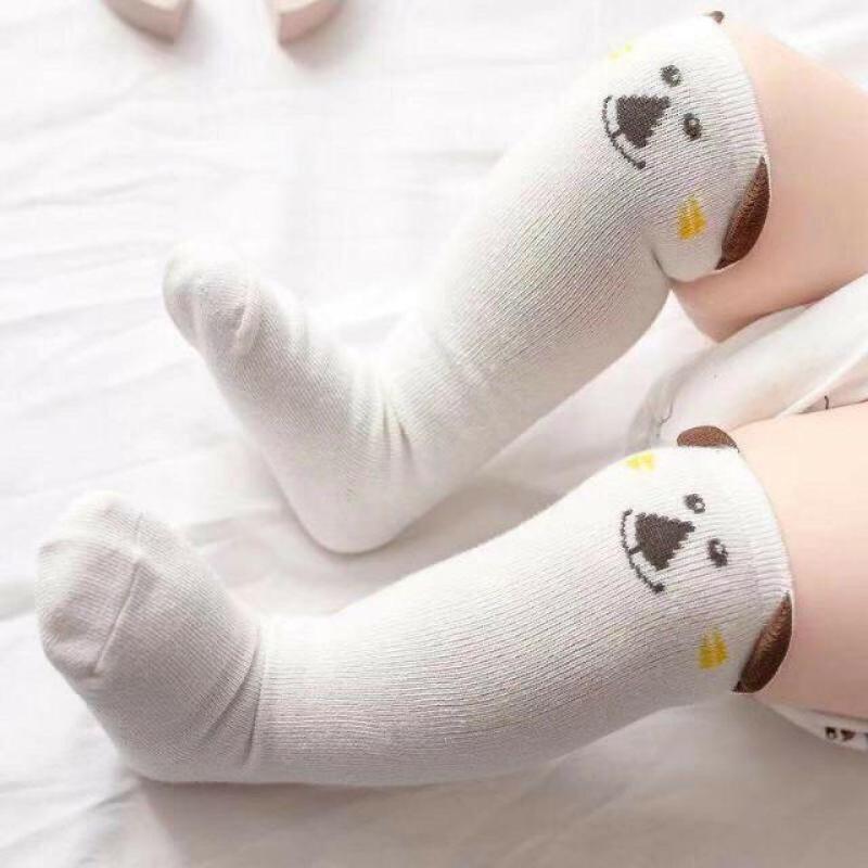 Tất/vớ cổ cao cho bé Set 5 đôi tất cao cổ nhiều hình đáng yêu cho bé vớ cổ cao đến bắp chân bé