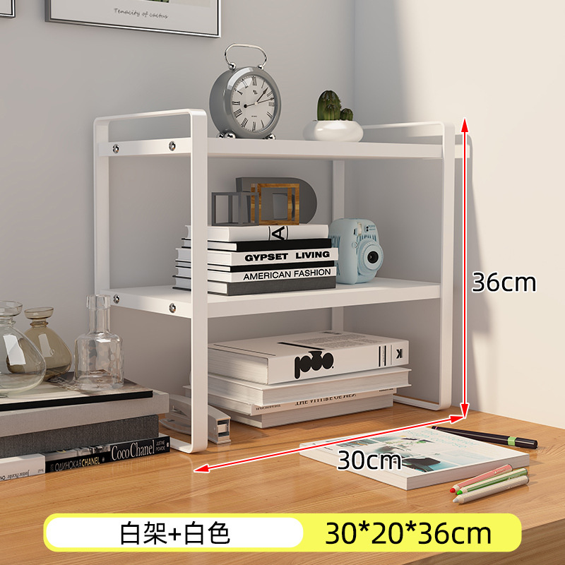 Kệ sách đơn giản kệ sắt mỹ thuật nhỏ để bàn văn phòng kệ sắp xếp nhiều tầng để bàn tủ sách lưu trữ trên bàn hot