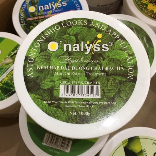 Kem hấp dầu dưỡng chất bạc hà O’nalyss 950g