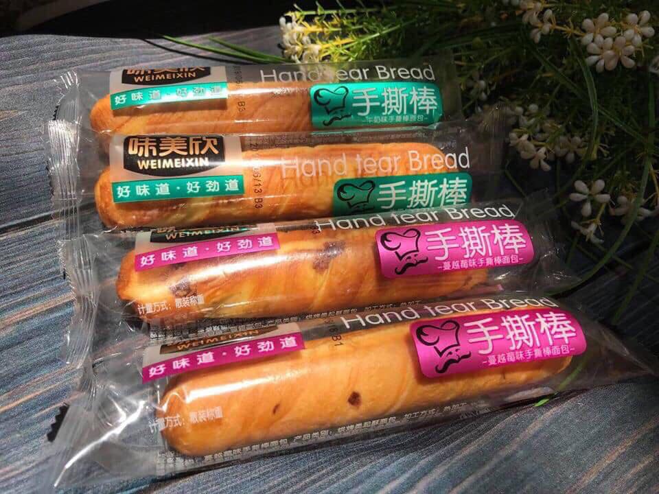[Hoàn tiền 10%] { thùng mix 2 vị 1kg } Bánh mì que ngàn lớp Đài Loan