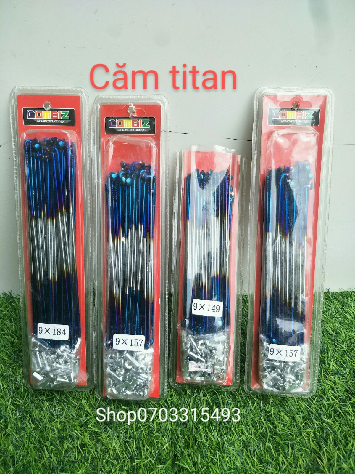 BỘ CĂM TITAN 2 BÁNH  GẮN WAVE DRAEM SIRIUS EX 135.150 RAIDER, SATRIA SONIC SUZUKI.....