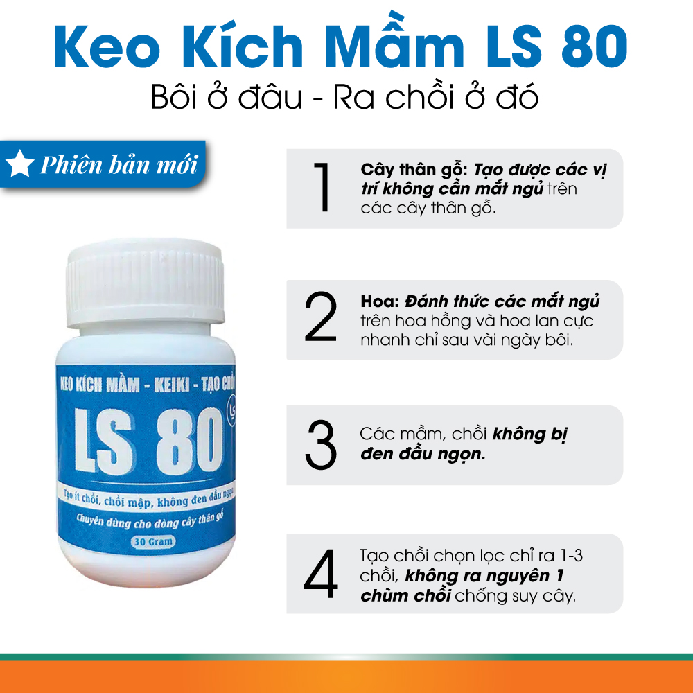 Kích Chồi LS 80 Hũ 30gam