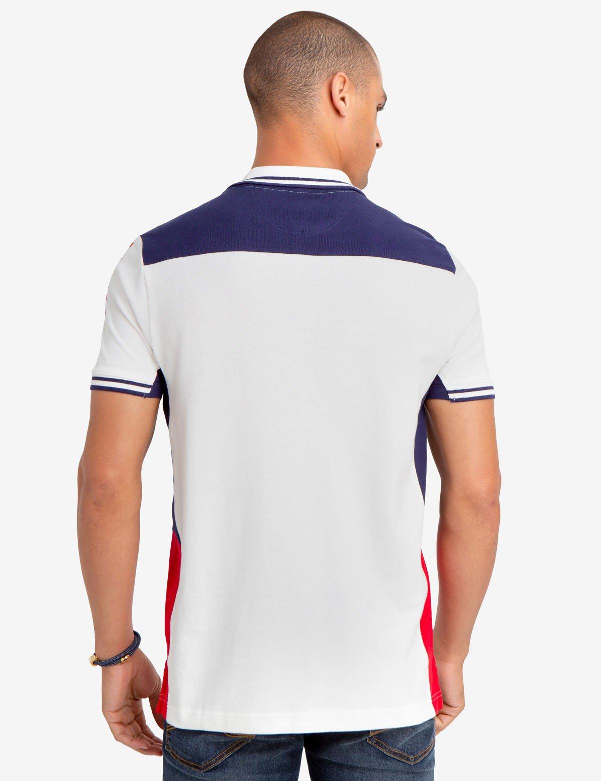 Áo thun US Polo Assn. COLORBLOCK PATCH POLO SHIRT 113576-8800A