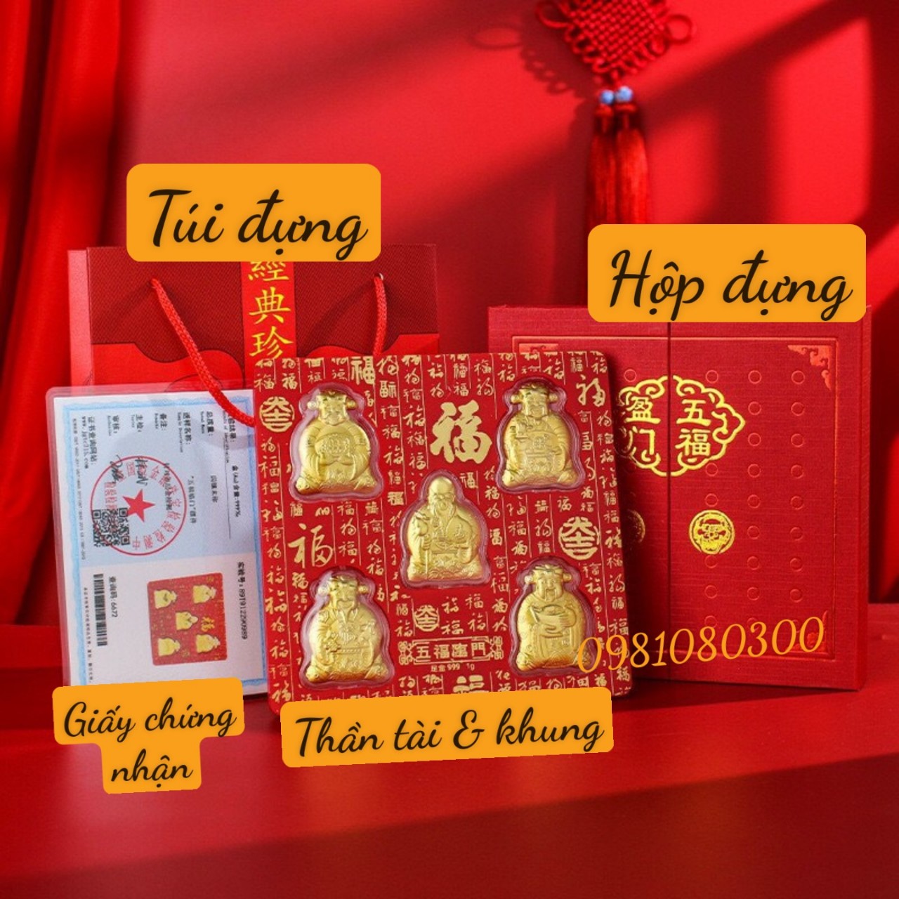 Bao Lì Xì Tết Mèo Thần Tài