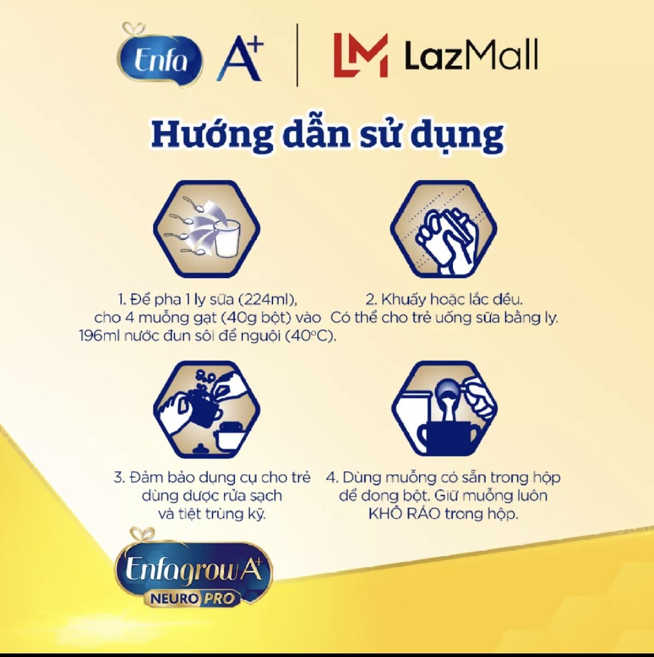 Sữa Bột Enfa A+ 1 830g vị nhạt dễ uống