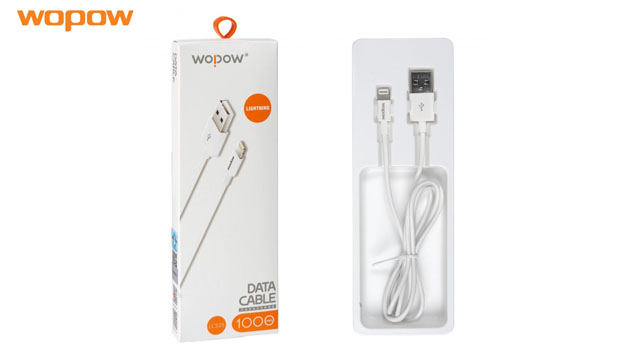 Cáp sạc iphone wopow chính hãng