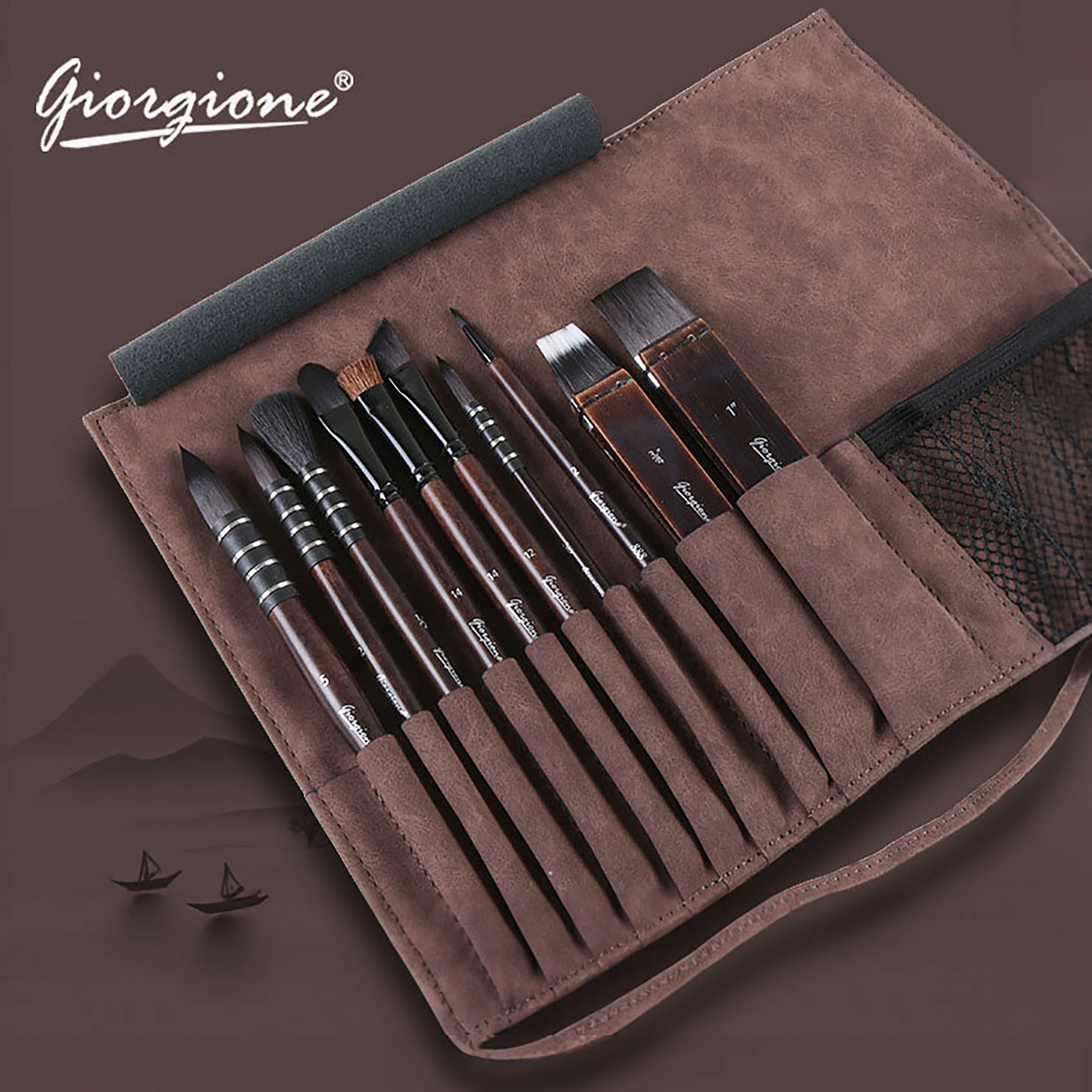 Cọ Vẽ Giorgione cao cấp set 10 cọ
