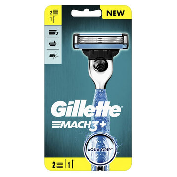 Dao Cạo Râu Gillette Mach3+ New (1 Cán + 2 Lưỡi)