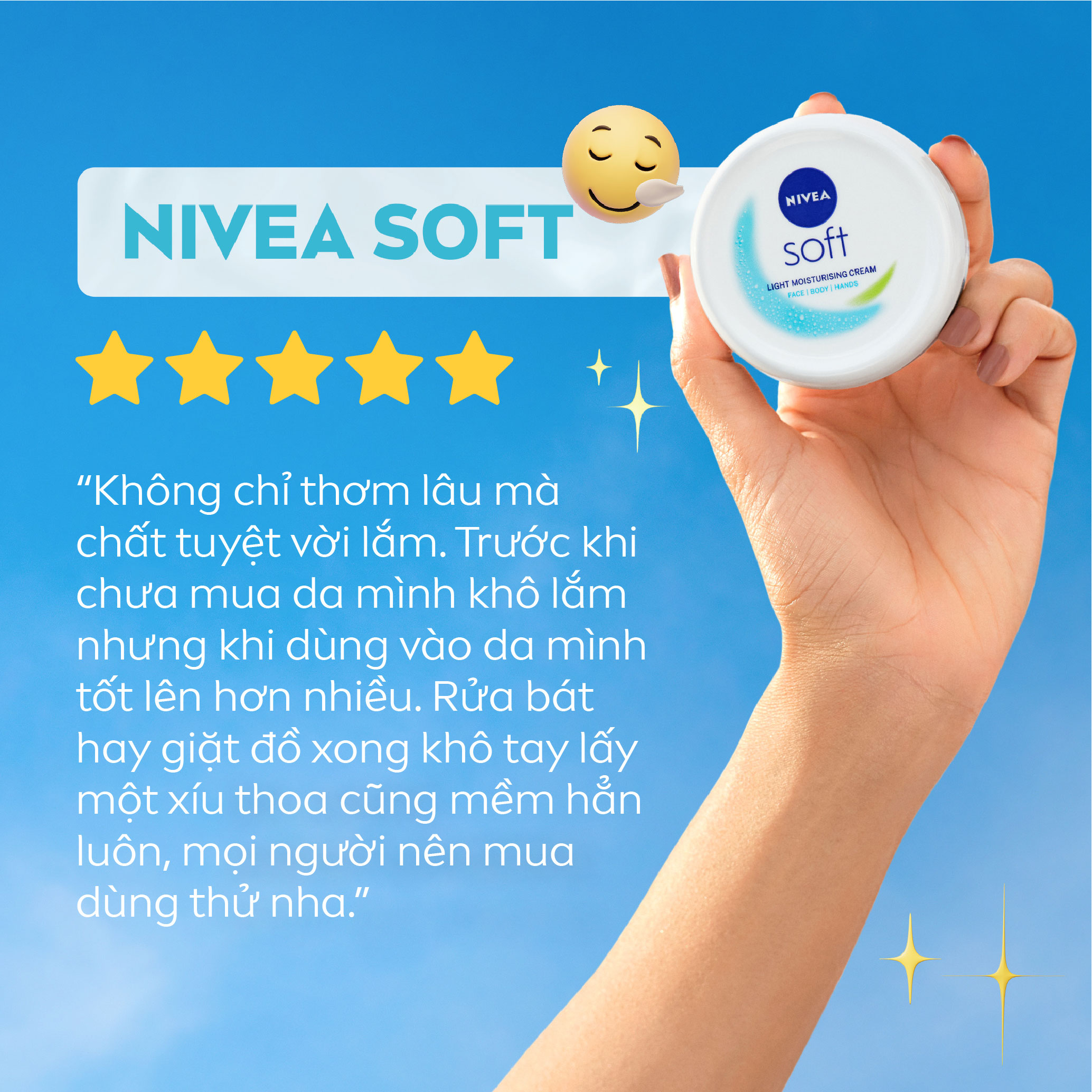 Bộ 2 Kem Dưỡng Mềm Da NIVEA Soft 50 ml