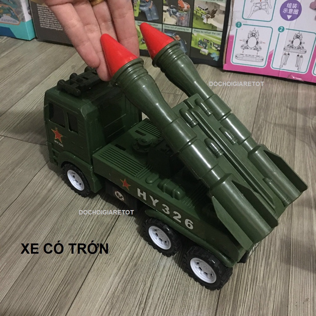 Đồ Chơi Xe Chở Tên Lửa Nhỏ Cho Bé Yêu