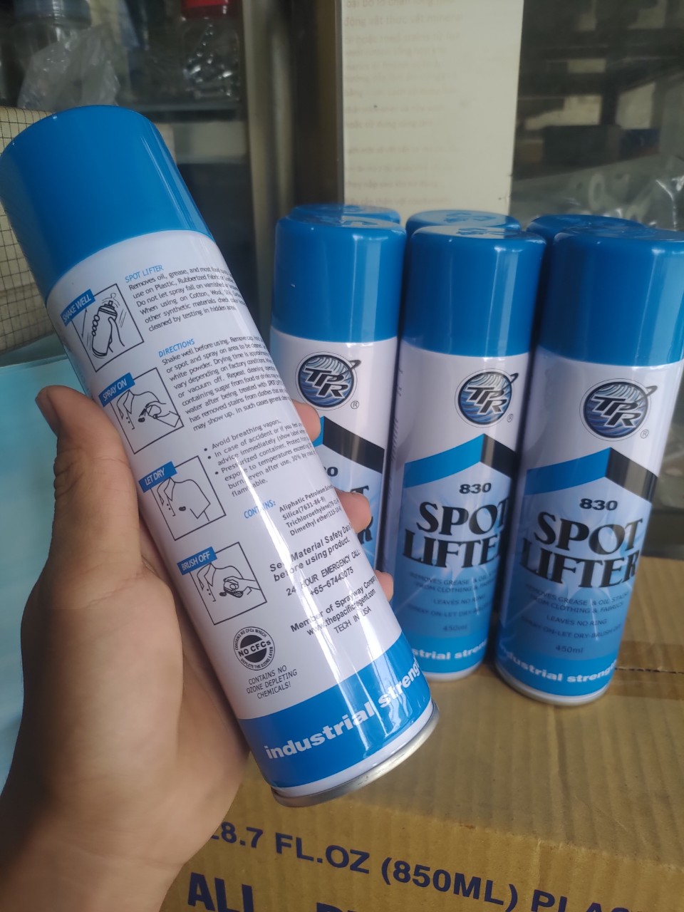 dung dịch tẩy dầu siêu sạch 830