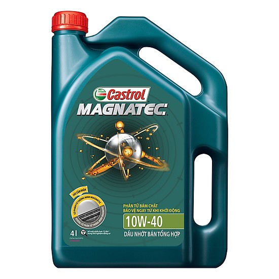 [HCM]Nhớt cao cấp xe ô tô Castrol Magnatec 10W40 4L