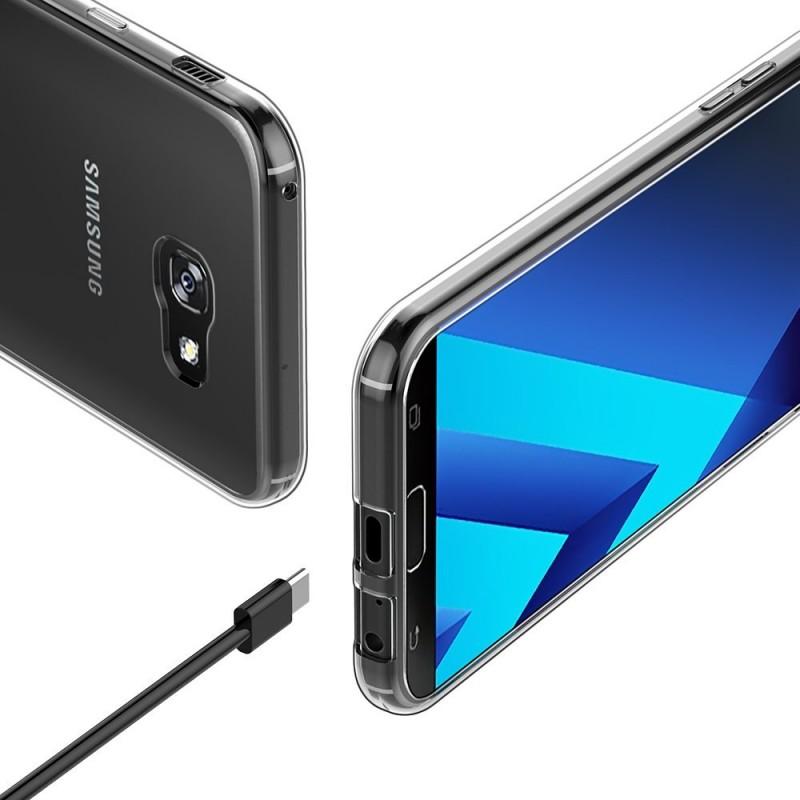 Ốp Silicon cho Samsung Galaxy A5 2017 / A520 Trong suốt (Loại A+ chống ố vàng)