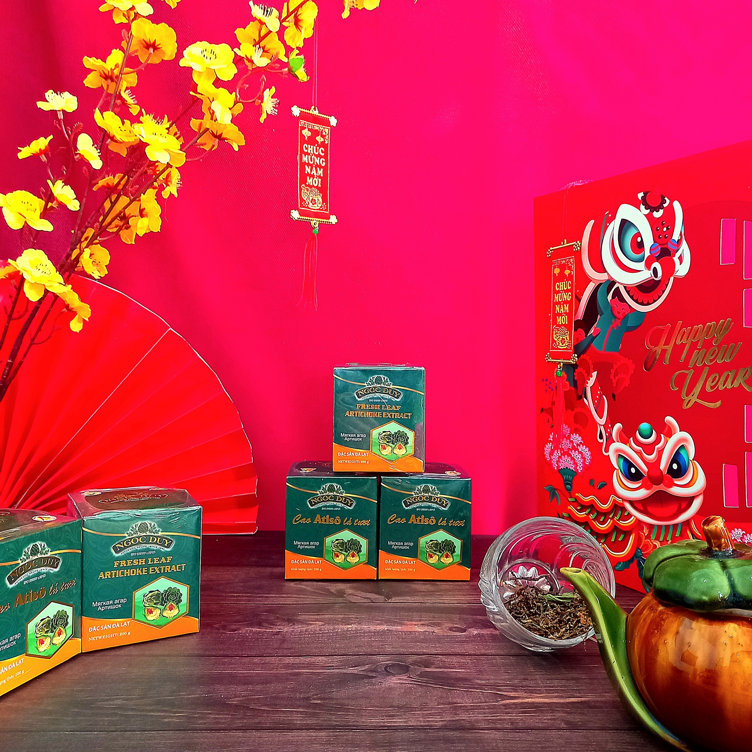 Cao Atiso lá tươi - Hũ 200gram