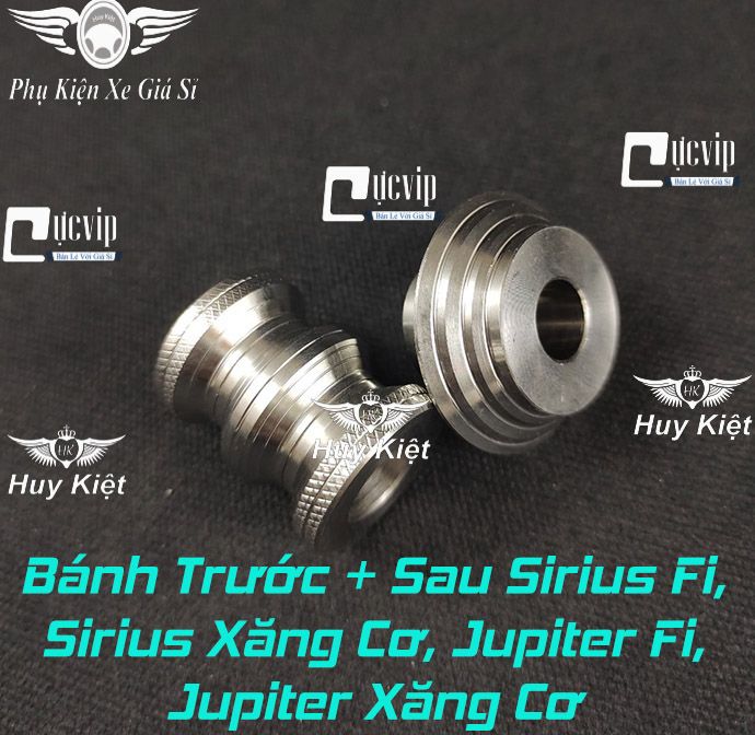 Vm combo 2 cục canh bánh trước + sau sirius fi, sirius xăng cơ, jupiter fi, jupiter xăng cơ salaya inox 304 cao cấp ms5982