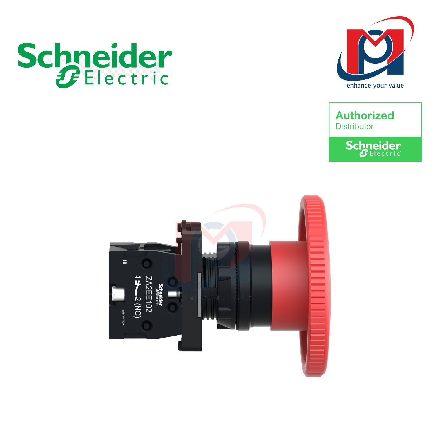 Nút dừng khẩn cấp Phi 22 Schneider XA2ES642