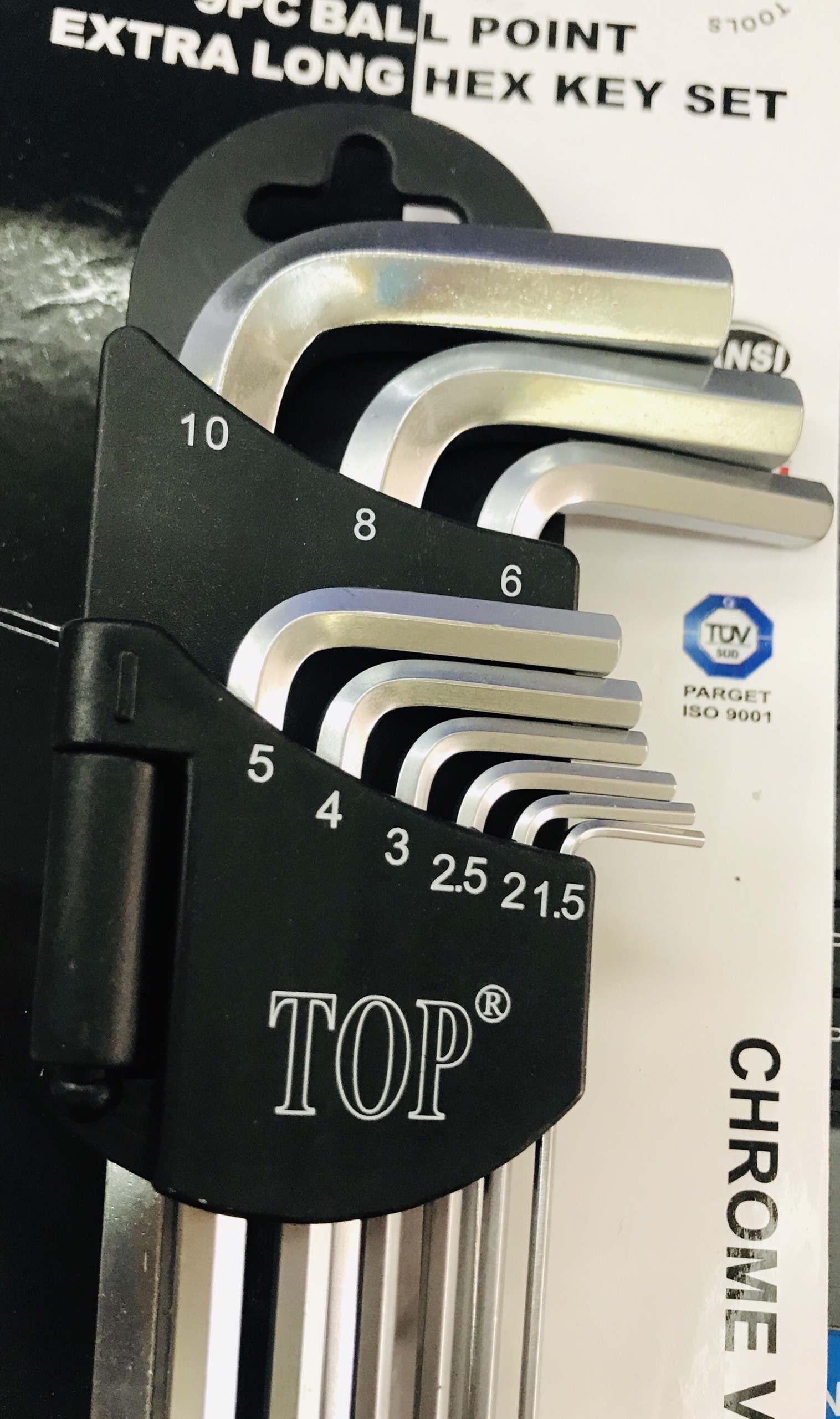 Bộ lục giác 9PCS TOP TW-21009A