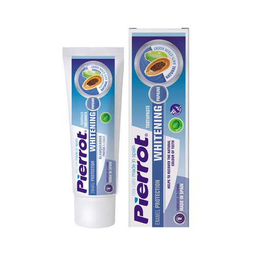 [ Mua 2 tặng 1 bàn chải pierrot ] Kem đánh răng Pierrot làm trắng răng 75ML