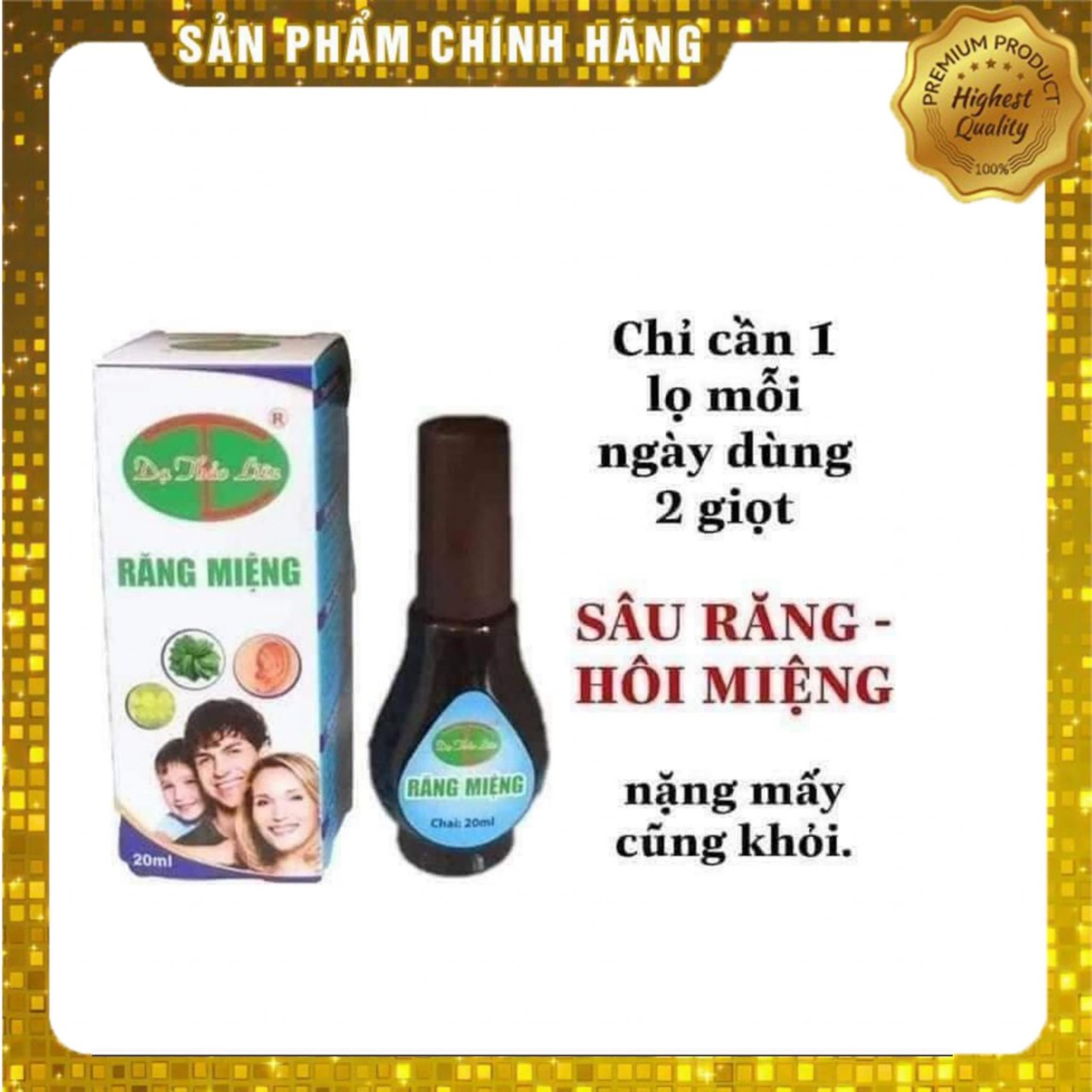 [HCM]tinh dầu răng dầu miệng dạ thảo liên 20ml+quà.