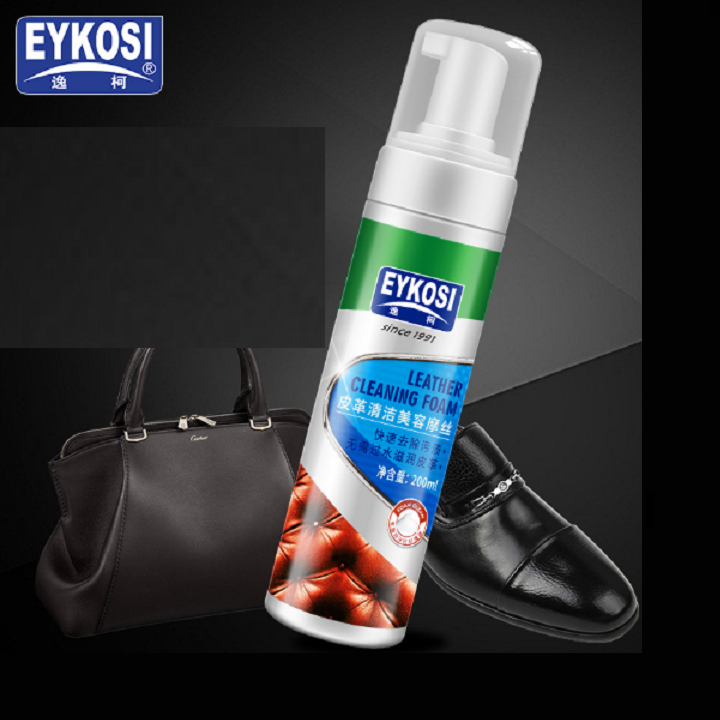 Chai xịt bọt làm sạch đồ da EYKOSI