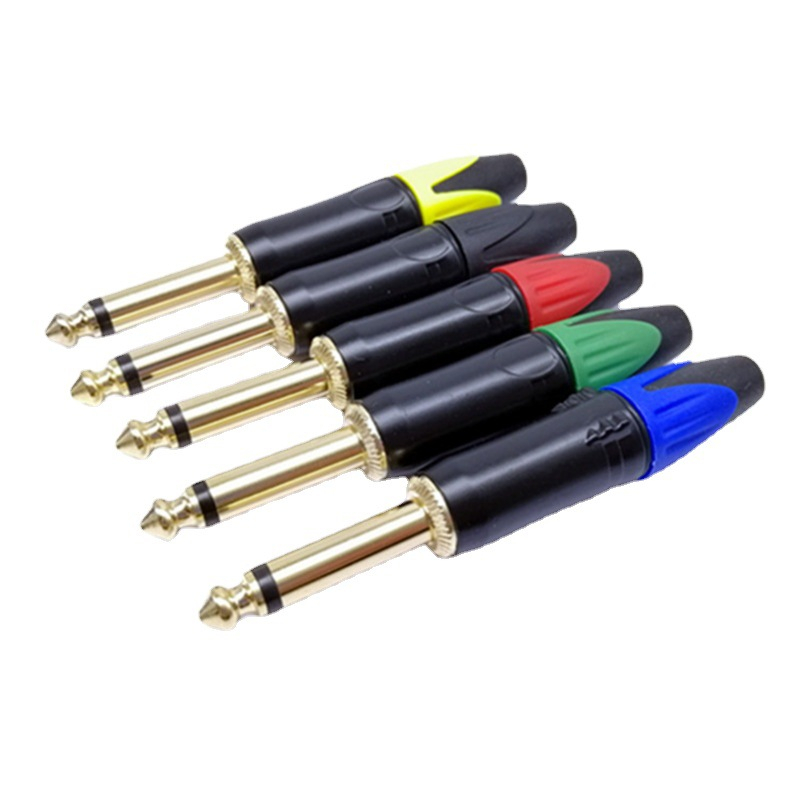 Giắc MICRO đực 6.5mm Mono đầu mạ vàng # âm thanh