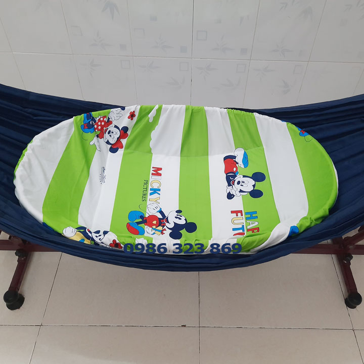 Nệm lót nôi tre cho bé