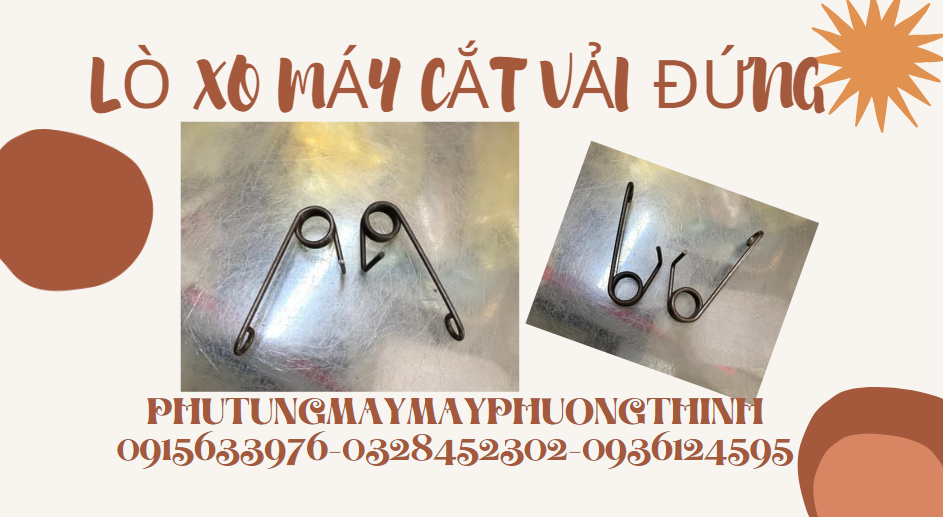 Lò xo máy cắt vải đứng