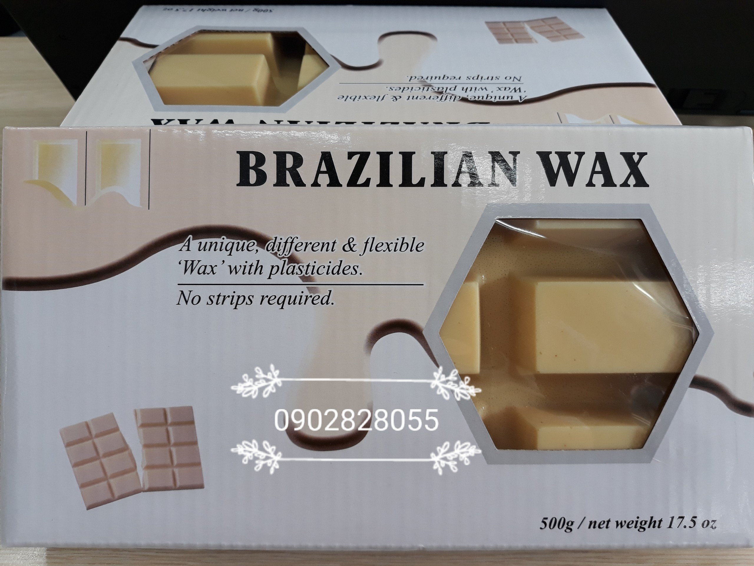 SÁP WAX LÔNG DẠNG CỨNG BRAZILIAN WAX (500G)